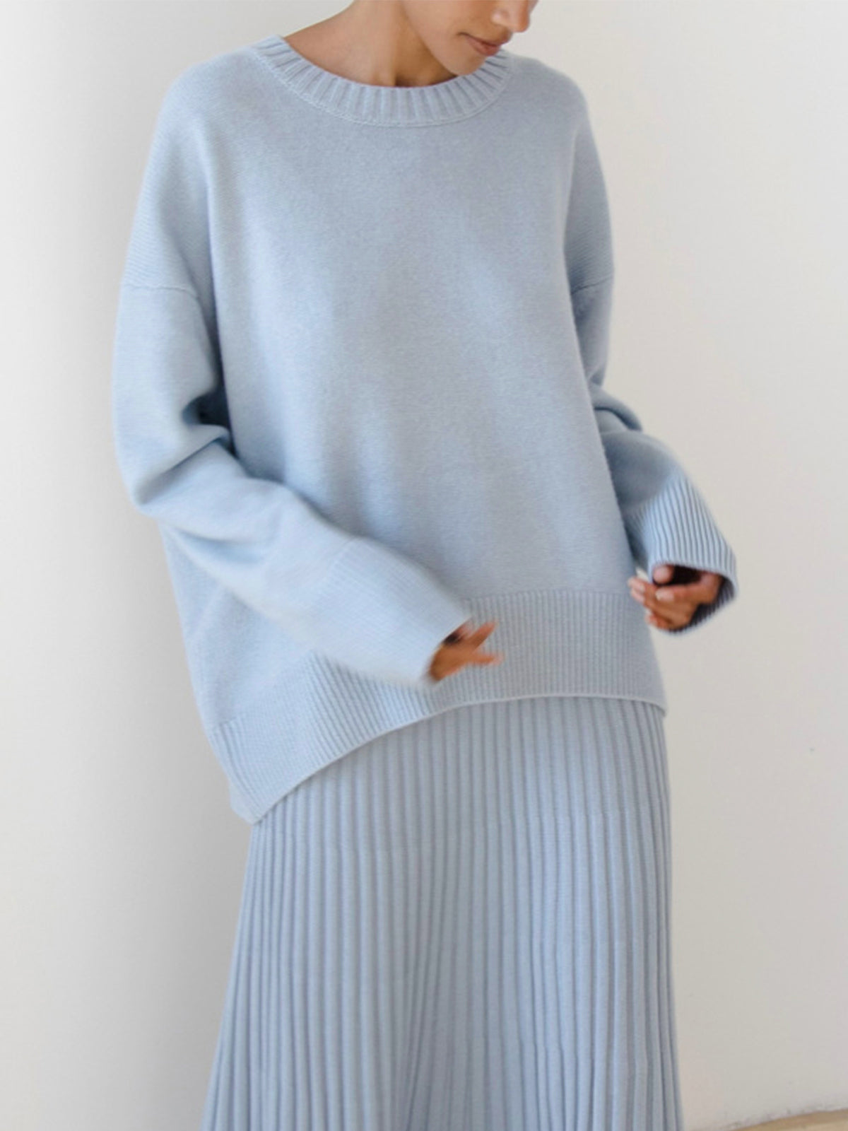 | Women’s Winter Oversized Knit Pullover Sweater