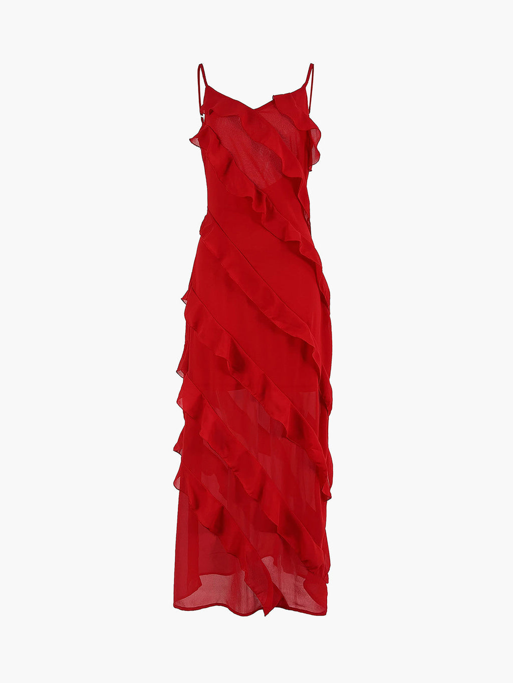 Shelby Exclusive Ruffled Dress Chic Silhouette Collection