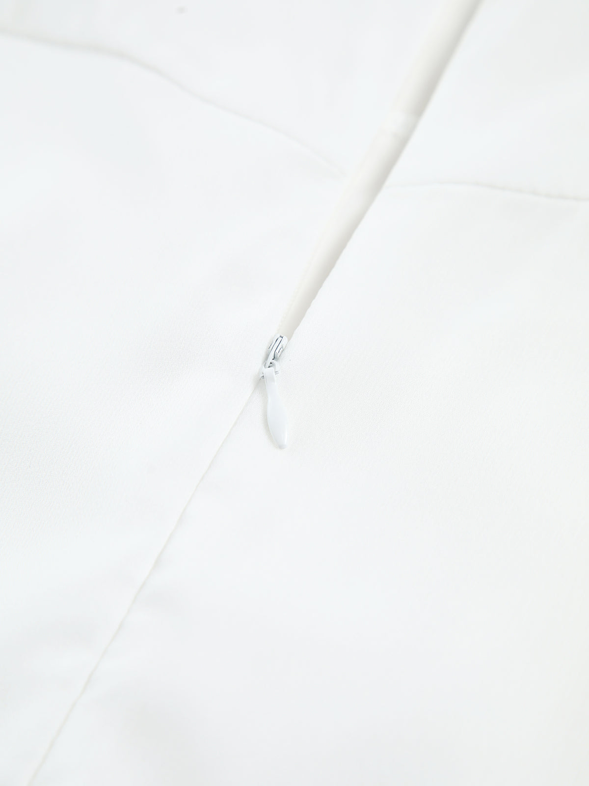 Square Neck Princess Seam Structured A-Line Midi Dress