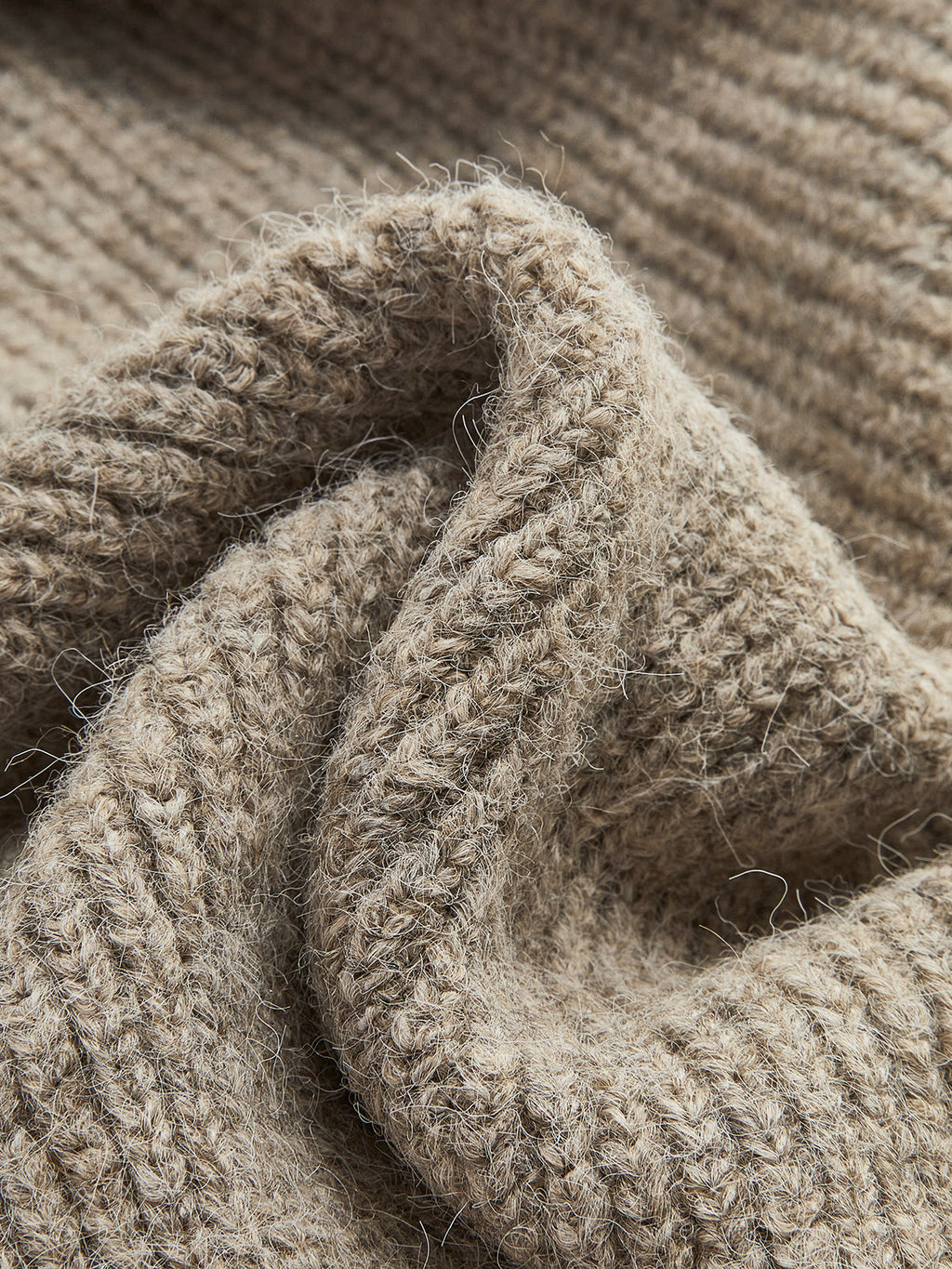 Ribbed Knit Bell Sleeve Button Front Center Slit Sweater Dress