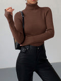 | Women’s Slim Turtleneck Stretch Top