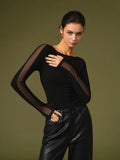 | Women's Mesh Sleeve T-Shirt