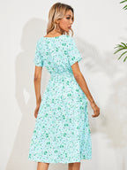 Bianca Elevated Summer Dress with Floral Print Occasion Wear