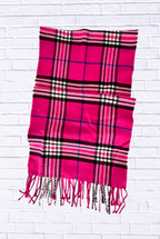 Chic Plaid Scarf _ Cozy, Trendy, and Timeless Style