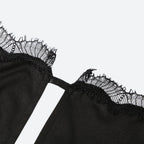 Baddie Backless Slit Mini Dress