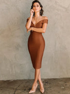 DressBetty - 2024 Bandage High Quality Evening Party Club Women Bodycon Dress