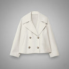Georgia | Classic Double Button Short Jacket for Women
