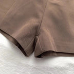 Belted High Waisted Shorts