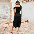 Alma Boutique Summer Dress with a Slit Collection