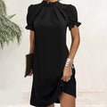 Daniela Aesthetic Black Summer Dress Chic Silhouette Collection