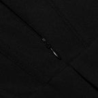 Black Plunge Corset Midi Dress