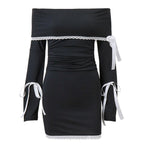 French Maid Off-Shoulder Dress