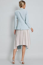Edward Gray Ruched Blazer Set