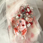 Bloody Gothic Skull Necklace