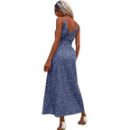 Ariana Effortless Maxi Dress with Slit Evening Wear Edit