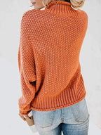 Blue Zone Planet | Dropped Shoulder Rolled Hem Sweater