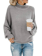 Blue Zone Planet | Dropped Shoulder Rolled Hem Sweater