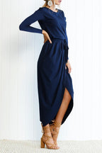 Azucena Effortless Dress After Midnight Ankle Length Elevated Occasion Wear