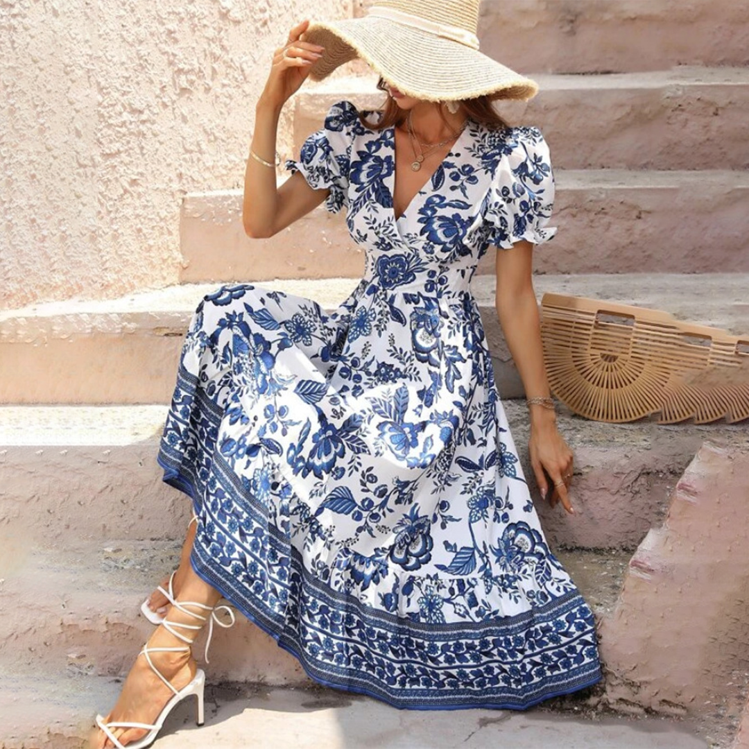 Zoe Chic Floral Dress Silhouette Collection