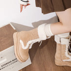 Thick Sole Wool Warm Mid-tube Platform Non-slip Casual Snow Boot