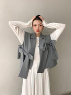 Bow Oversized Vest
