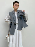 Bow Oversized Vest