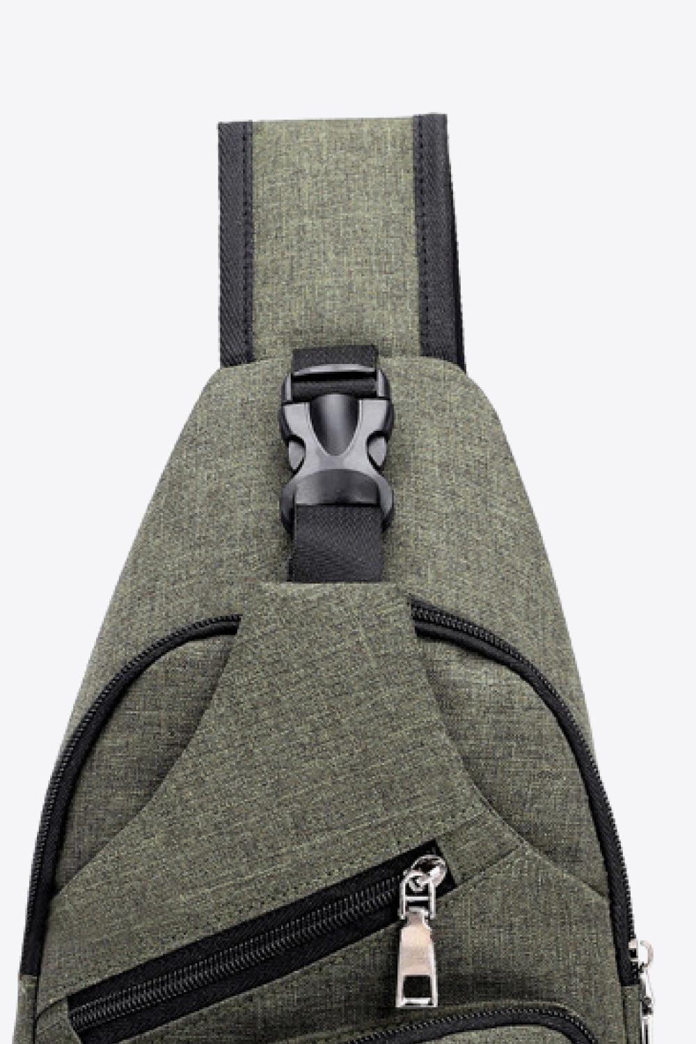 Blue Zone Planet | Buckle Oxford Sling Bag