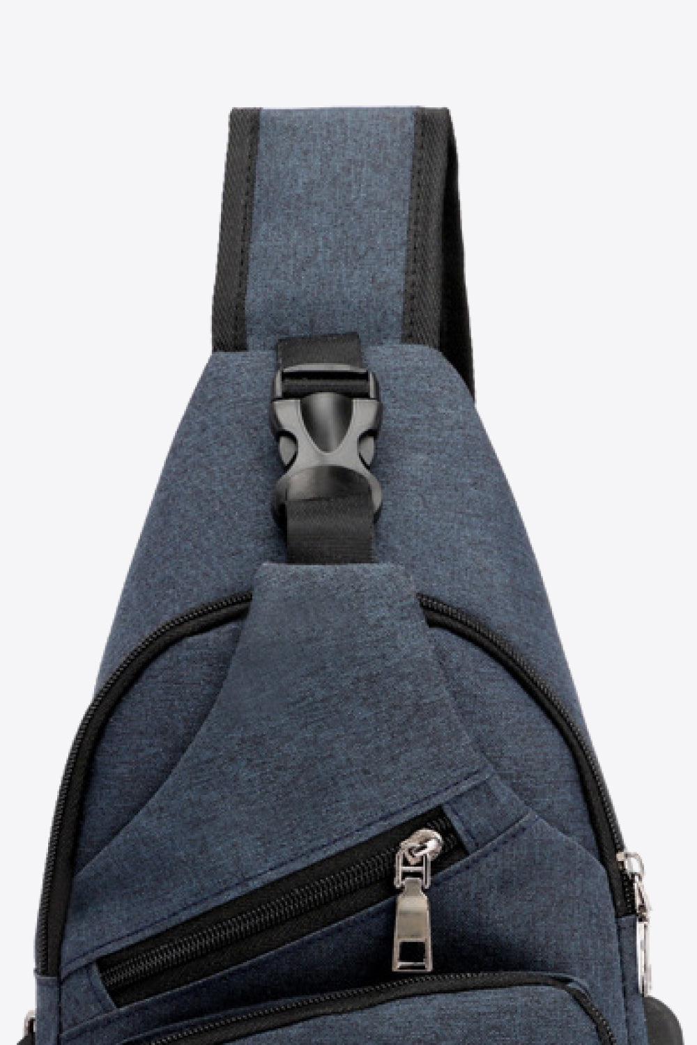 Blue Zone Planet | Buckle Oxford Sling Bag