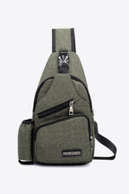Blue Zone Planet | Buckle Oxford Sling Bag