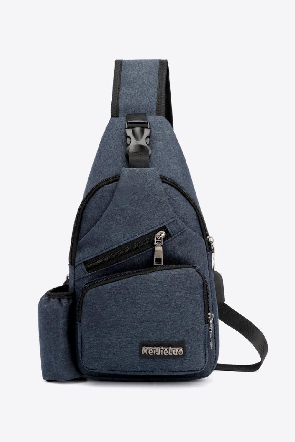 Blue Zone Planet | Buckle Oxford Sling Bag