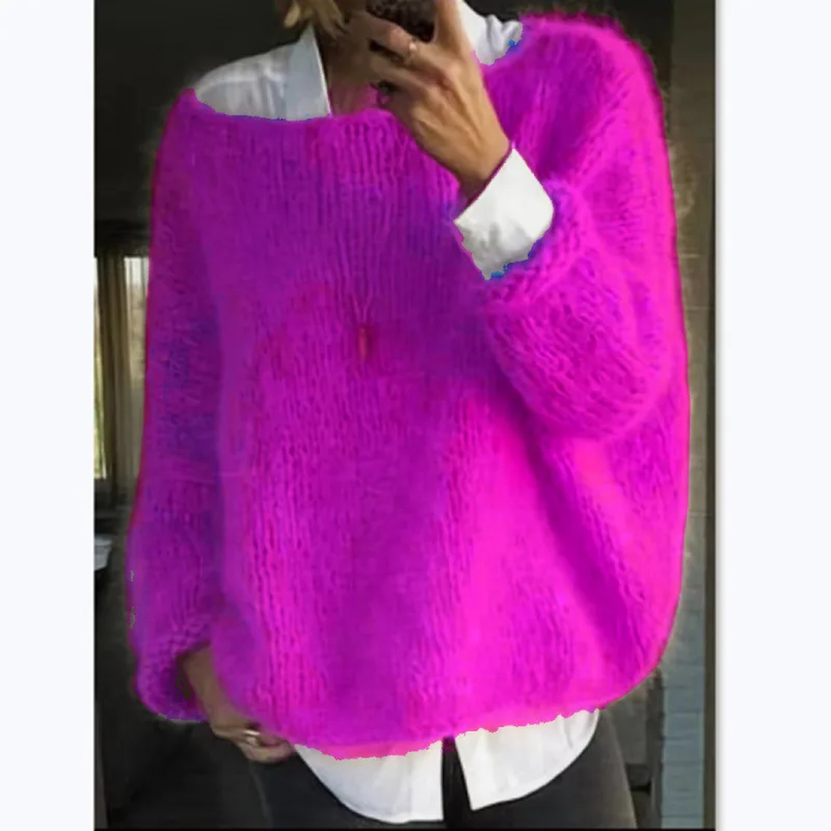 | Women’s Long Sleeve Knit Sweater