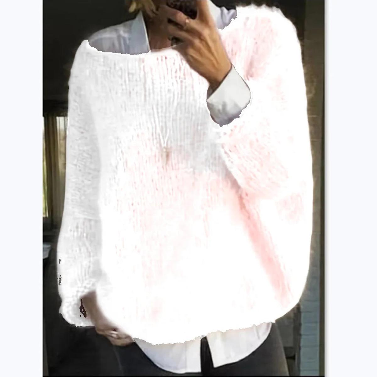 | Women’s Long Sleeve Knit Sweater