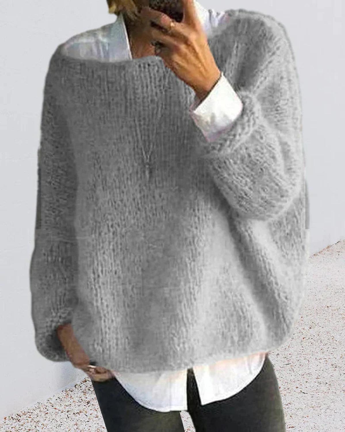 | Women’s Long Sleeve Knit Sweater