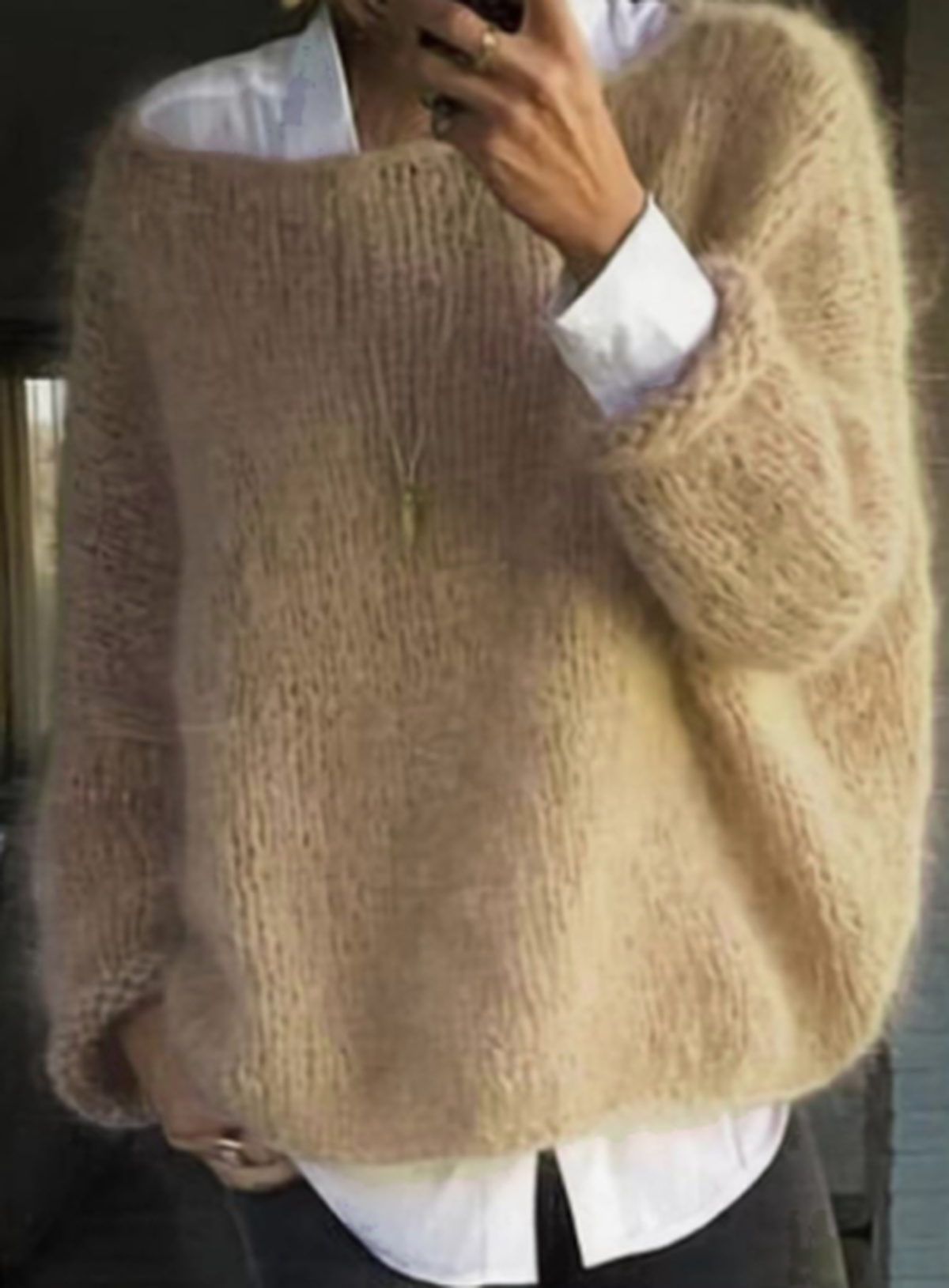 | Women’s Long Sleeve Knit Sweater