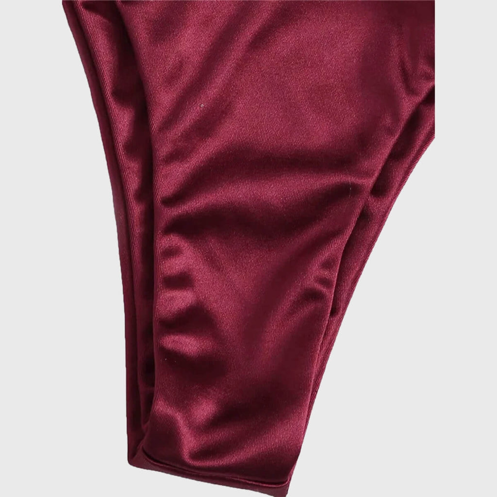 Burgundy Bikini Set
