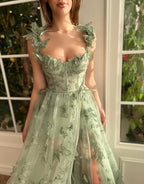 Butterfly Gardenia Dress