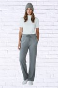 Soft Knit Drawstring Lounge Pants with Pockets _ Women__ Relaxed Fit Comfort Wear