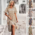 Lena Elevated Women's Casual Floral Summer Dress Evening Wear Edit