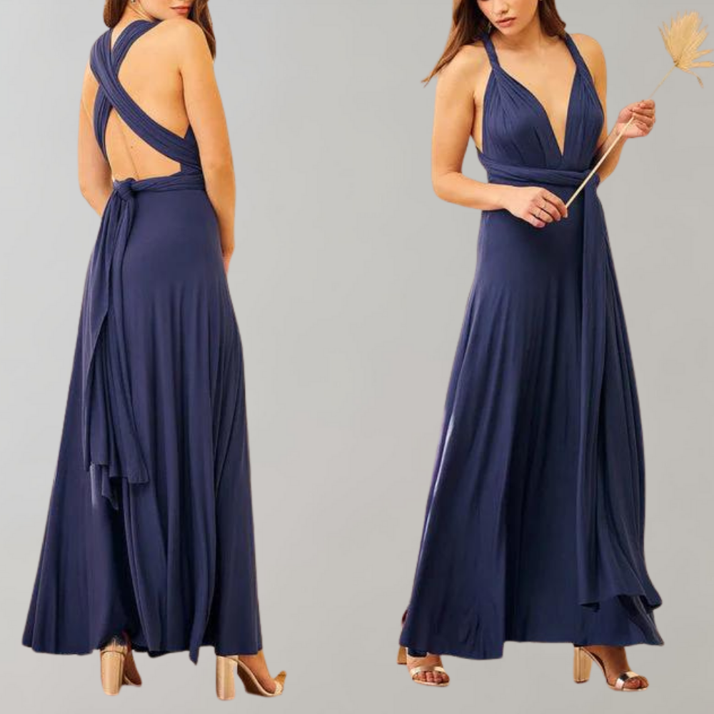 Nuala Statement Wrap Dress for Summer Designer Edit