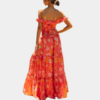 Yessica Minimalist Boho Floral Dress Boutique Collection