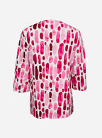 Candy Floss V-Neck Top