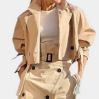 | Women's trench coat set in elegant design
