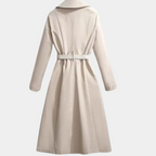 The Dakota — Belted Coat with Contrast Lapel Detail