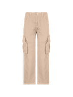 Washed Vintage Baggy Cargo Jeans