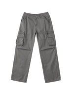 Washed Vintage Baggy Cargo Jeans