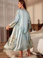 Melina Exclusive Long Women's Nightdress Set 2 Piece Boutique Collection