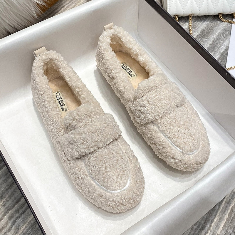 AmyVictoria™ | Cozy Sherpa Loafers