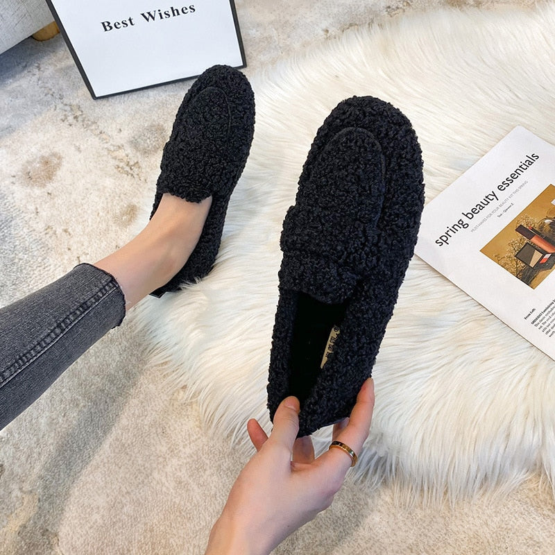 AmyVictoria™ | Cozy Sherpa Loafers