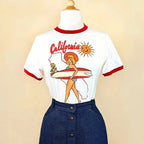 California Ringer Tee