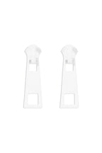 Candy Color Metal Zipper Earrings